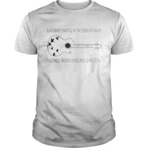 Blackbird Singing In The Dead Of Night Hippie Shirt